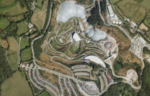 Figura 2: Vista aérea do complexo do Projeto Éden.